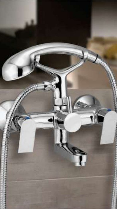 BATHZ ELEMENT Wall Mixer Telephonic with Crutch